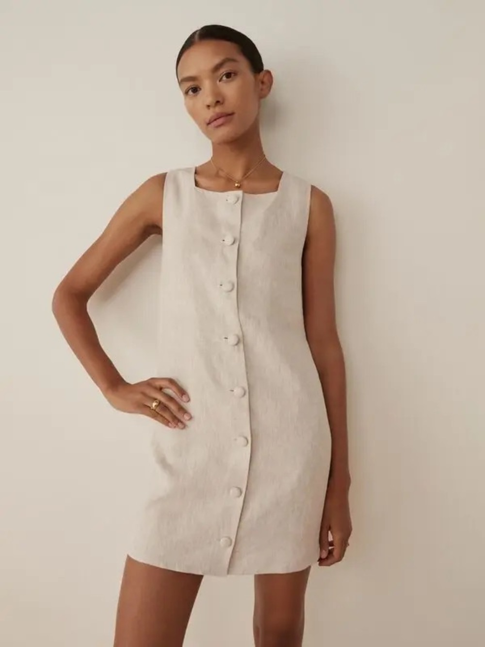 Reformation Danna Linen Dress